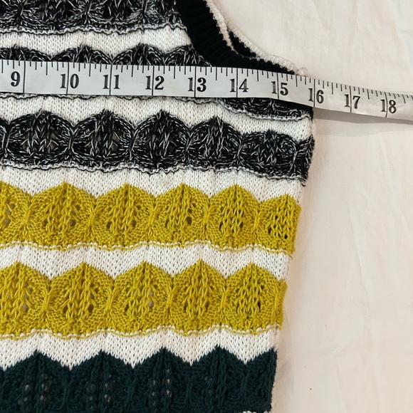 NWT ANTHROPOLOGIE AKEMI + KIN April Crochet Dress Sweater‎ Stripe S - Picture 12 of 16